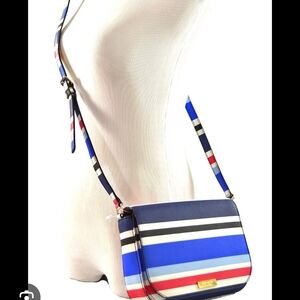 Kate Spade Carsen Laurel Way Striped Crossbody Bag